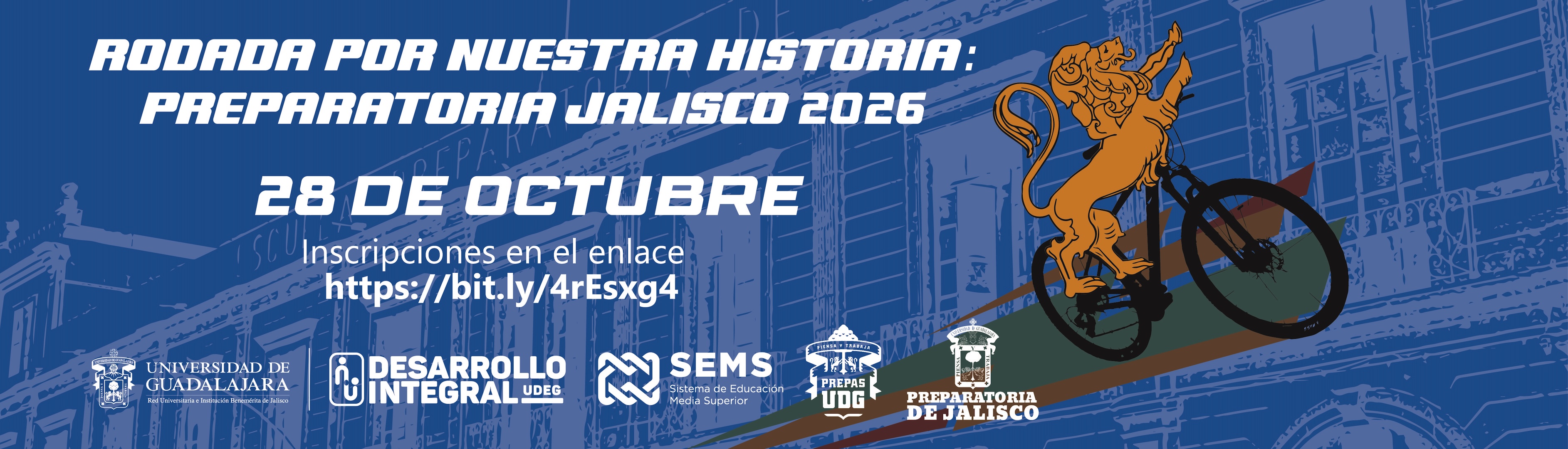 Convocatoria Rodada por nuestra historia Preparatoria Jalisco 2026